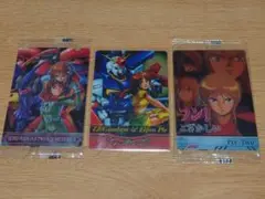 ガンダム ウェハースカード エルピープル&プルツー ３枚セット