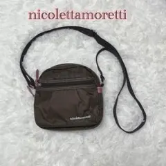nicolettamoretti ショルダーバッグ　拡張多収納　ブラウン