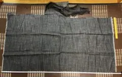 ブラックデニム生地