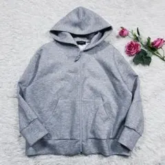 美品✨　アンタイトル　UNTITLED エアダンボール　フーディー　グレー　44