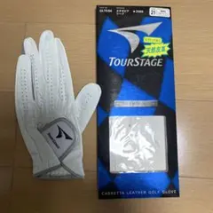 TOURSTAGE CABRETTA LEATHER ゴルフグローブ 21