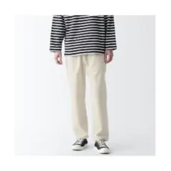 無印良品 デニム イージーパンツ 生成