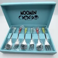 【新品未使用】moomin ムーミン　食器　カトラリー　セット　箱付き ムーミン食器 3種セット （日本製 MOOMIN ムーミン カトラリーセット