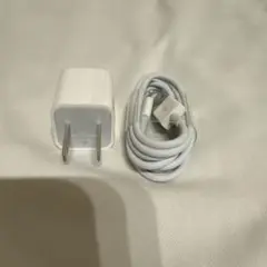 [新品•未使用] Apple iPhone 純正　USB充電器とケーブル