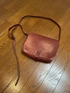 Martimack 赤 レザー ショルダーバッグ