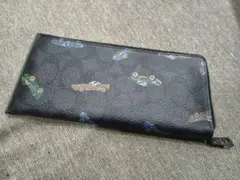 K様専用　2つまとめ売り　コーチ長財布　車柄長財布　スタッズ装飾長財布