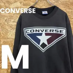 ★USA製★CONVERSE★スウェット★トレーナー★サイズM★黒★