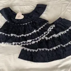 SALE‼️【新品】SWAN KISS ネイビーフリルセットアップ平成ギャルのサムネイル