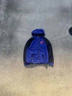 00s NIKE AIR ジップフーディ 青/黒 y2k 激レア