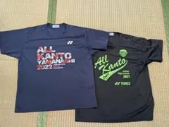 YONEX バドミントン Tシャツ 2色セット