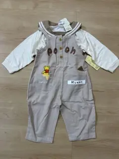 Winnie the Pooh プーさん オーバーオールセット 100cm