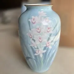 1123 深川製磁　色絵彩磁　芙蓉　花瓶　未使用 1123 深川製磁 色絵彩磁 芙蓉 花瓶 未使用 - メルカリ