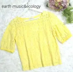 セール♪【earth music&ecology】美品❇️レースカットソー