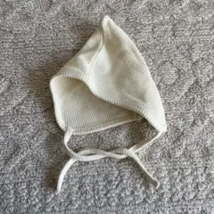 ワッフル地ボンネット（アイボリー）