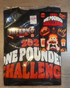 バーガーキング 限定ワンパウンダーTシャツ ステッカー付