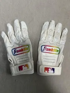 Franklin バッティング用手袋 ホワイトLサイズ