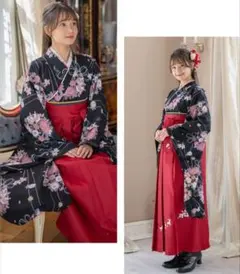 キャサリンコテージ 卒業式簡単袴【BK】　150