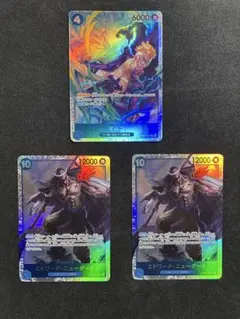 ワンピースカード　マルコSR ニューゲートSR セット　赤青エース　デッキパーツ