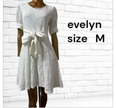 No.2 (♡) evelyn リボン 総レースワンピース