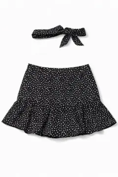 Stradivarius ドットスカート リボン付き 美品