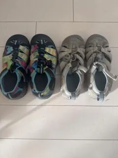 【バラ売り不可】KEEN 18cm,18.5cm2足セット【箱無し】
