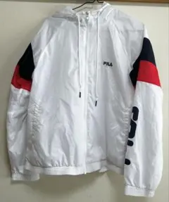 FILA フード付きジャケット ホワイト