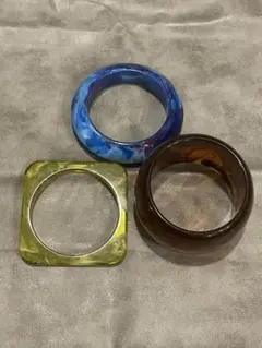 SNIDELアクリル製バングル3点セット