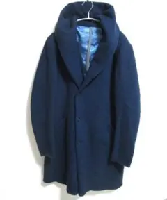 KAZUYUKI KUMAGAI　アタッチメント　カシミヤ混フーデッドコート