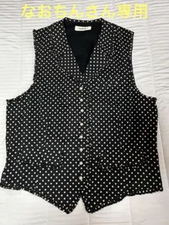 【新品未使用】インゲボルグ 黒 コサージュ付きシャギーニットベスト/2023年秋 2025年最新】INGEBORG ベスト・ジレ・ビスチェの人気アイテム