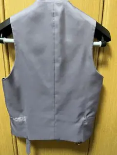 薄紫 ベージュ スーツベスト