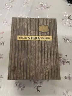 BLACK NIKKA WHISKY 木製小物入れ