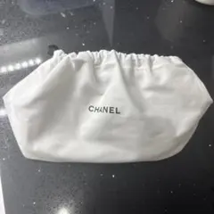 CHANEL ホワイト 巾着袋
