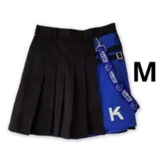 新品★KAITO×タキシードサムプリーツスカートM黒青◆サブカルピアプロアベイルのサムネイル