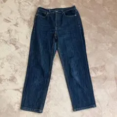 GU ハイウエストストレートデニムジーンズ　 Lサイズ