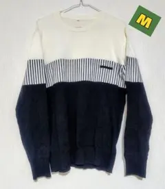 白　黒　ツーカラーデザイン　メンズ　トップス