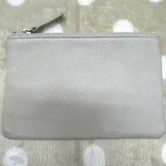 本革フラットポーチ