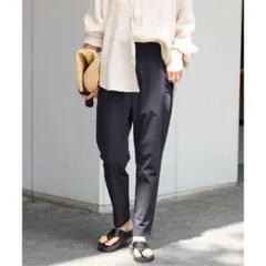 タグ付き未使用　ジャーナルスタンダード　ナイロンストレッチパンツ　万能パンツ　黒 タグ付き未使用 ジャーナルスタンダード ナイロンストレッチ