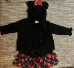 80cm Baby GAP Disneyミニー カーディガン スカート
