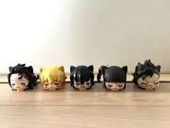 鬼滅の刃 おひるねこ 5個セット フィギュア