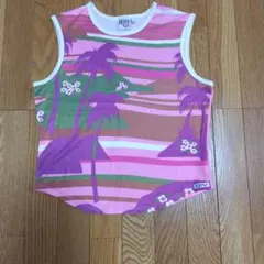 ROXY タンクトップ ピンク ヤシの木柄のサムネイル