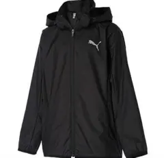 新品プーマPUMA☆暴風撥水　着脱フーディーウーブンジャケット【１５０】