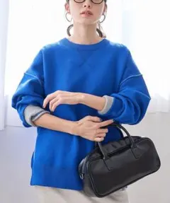 コーエン　スウェットライク2wayニット　コバルトブルー　M