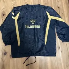 hummel ピステ・ウィンドブレーカー サイズ140 黒/金