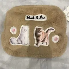 新品未使用　Paul & Joe 猫イラスト ポーチ　ポールアンドジョー