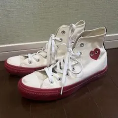 コムデギャルソン Converse スニーカー PLAY CDG
