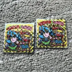 ビックリマン　シール　ヘラクライスト & ヘッドロココ 2枚セット　美品❗️