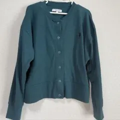 グリーン カーディガン