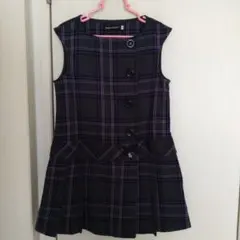 BeBe チェック柄ワンピース 120cm