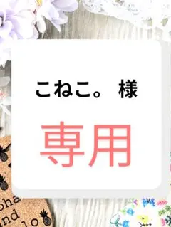 こねこ。 様　専用ページ