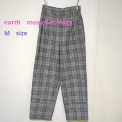 earth music&ecology チェックボトム Mサイズ